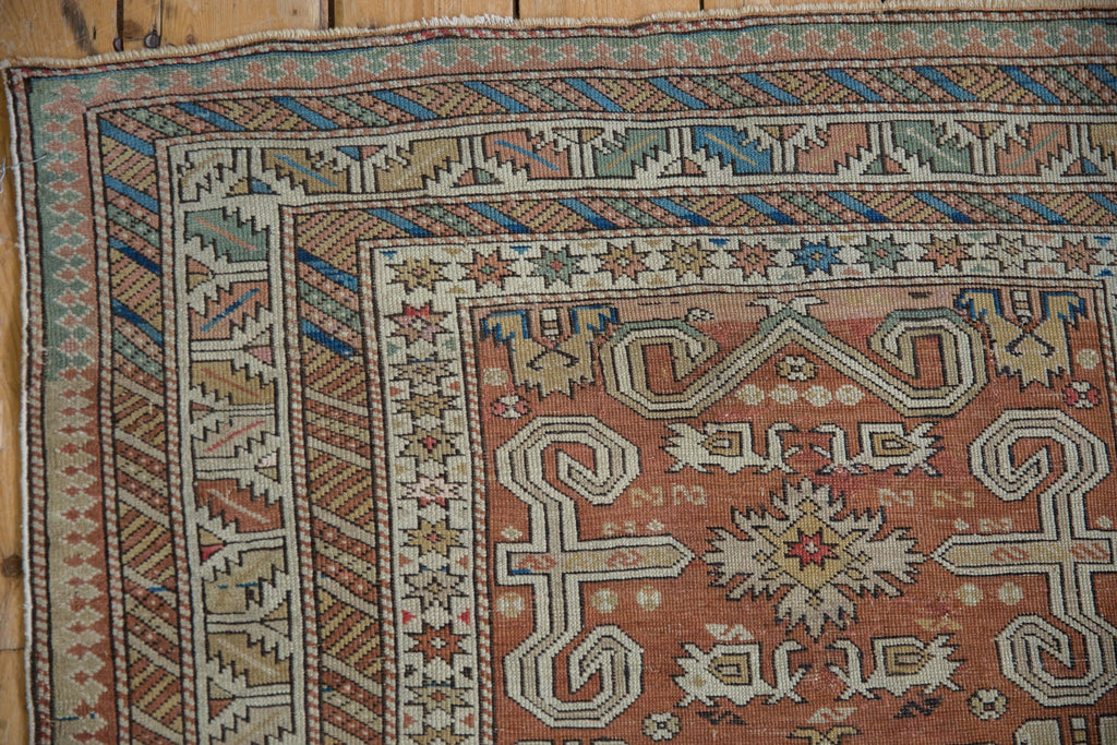 3.5x5.5 Antique Distressed Shirvan Rug
