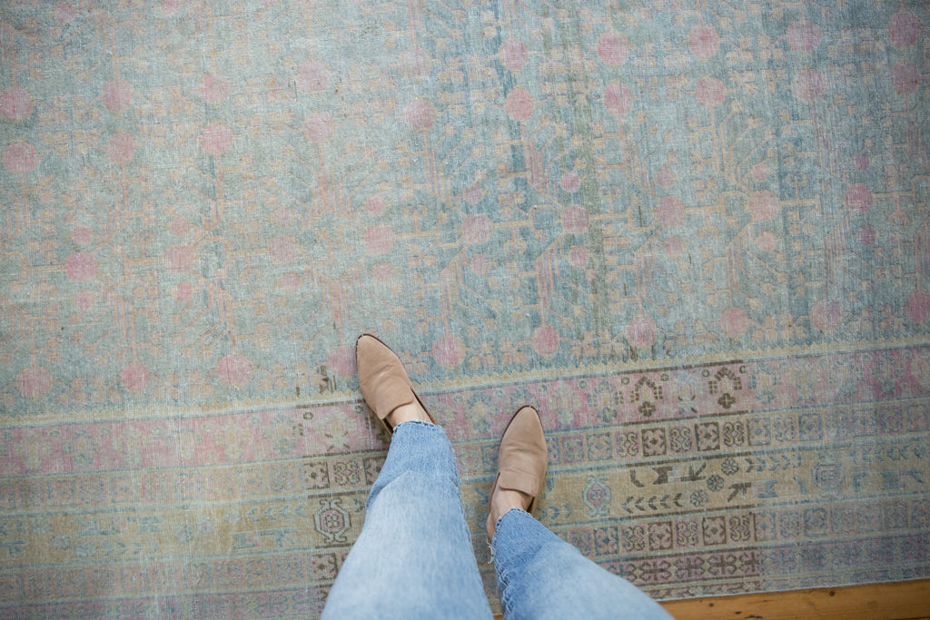 9x17.5 Vintage Distressed Khotan Carpet