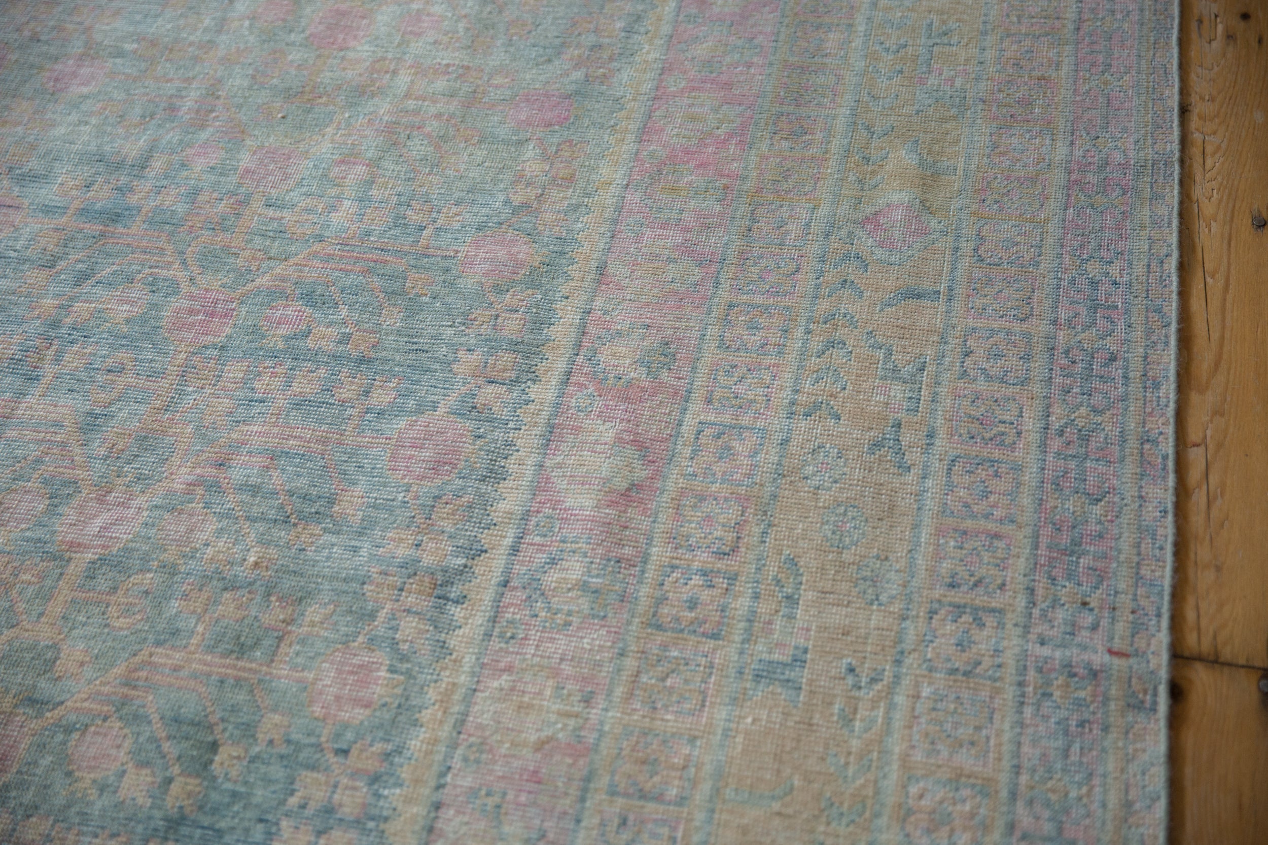 9x17.5 Vintage Distressed Khotan Carpet