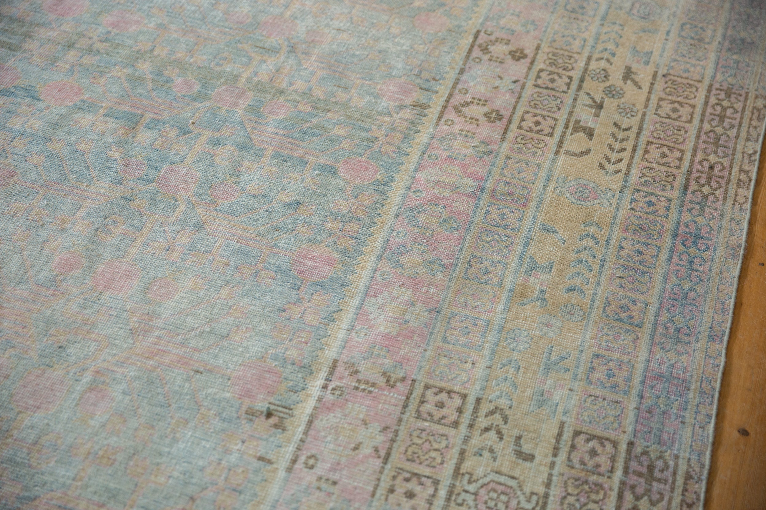 9x17.5 Vintage Distressed Khotan Carpet
