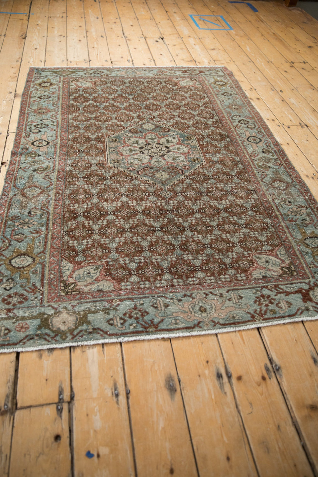 4x6 Antique Distressed Malayer Rug