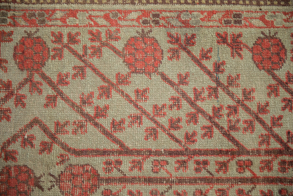 4.5x8.5 Antique Distressed Khotan Rug