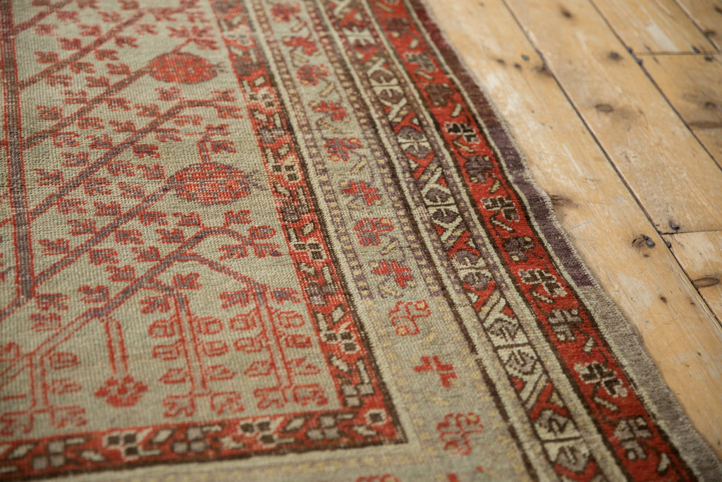 4.5x8.5 Antique Distressed Khotan Rug