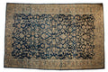 10.5x16.5 Vintage Distressed Tea Washed Lilihan Carpet