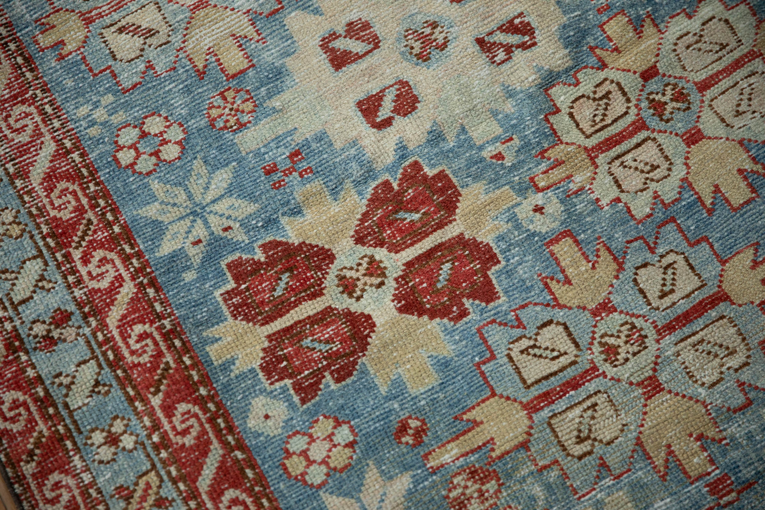 3.5x10.5 Antique Distressed Northwest Persian Rug Runner
