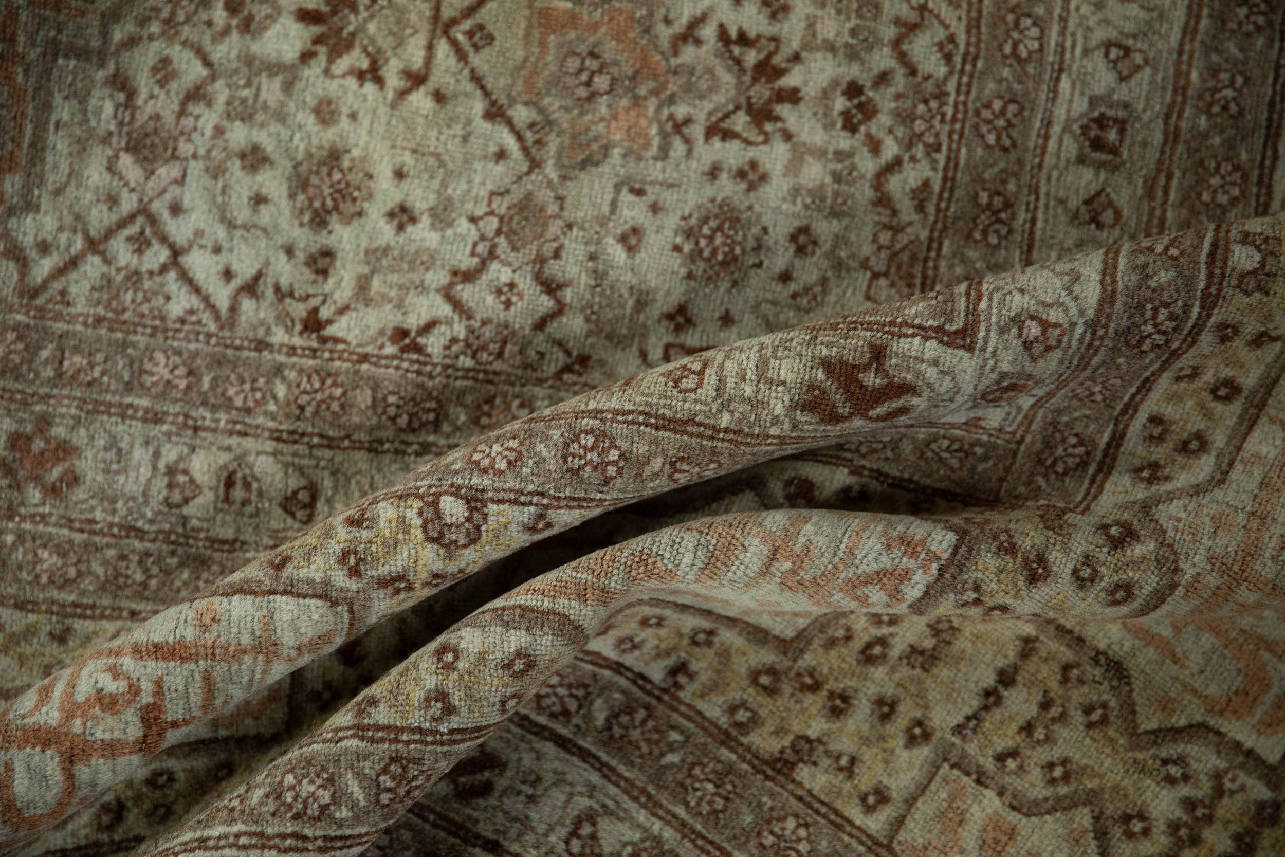 9.5x12 Antique Fine Tabriz Carpet