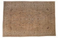 7.5x10.5 Vintage Distressed Tabriz Carpet