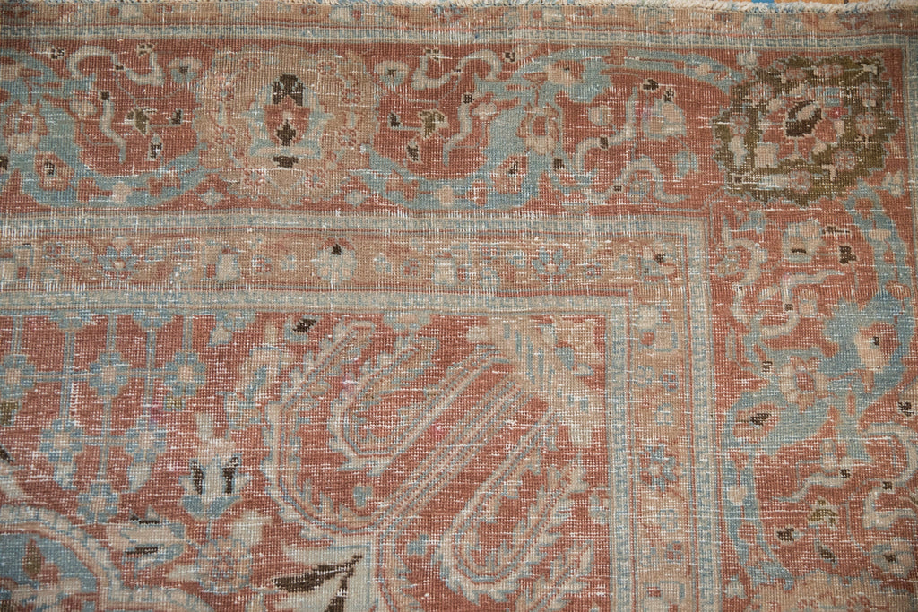8x11 Vintage Distressed Tabriz Carpet
