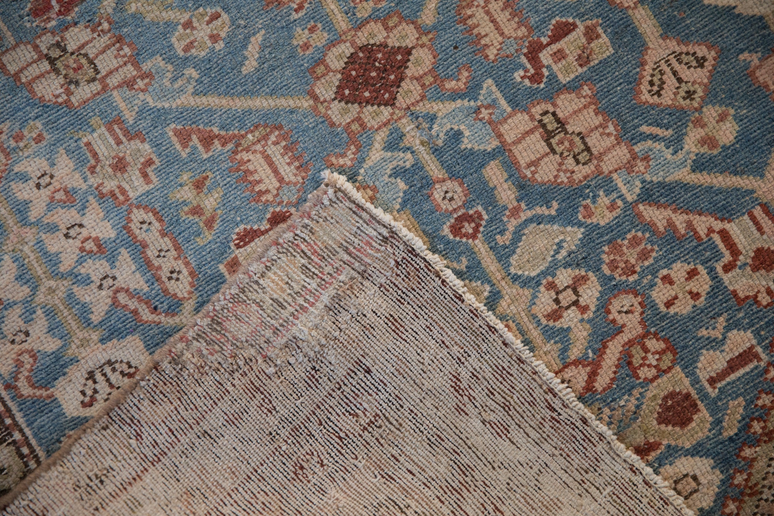 3x13.5 Antique Distressed Malayer Rug Runner