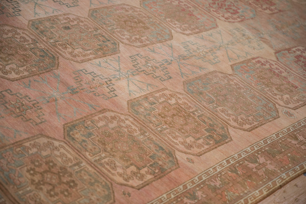 7x10.5 Vintage Distressed Ersari Carpet