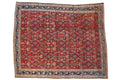 8.5x10.5 Vintage Kurdish Hamadan Carpet