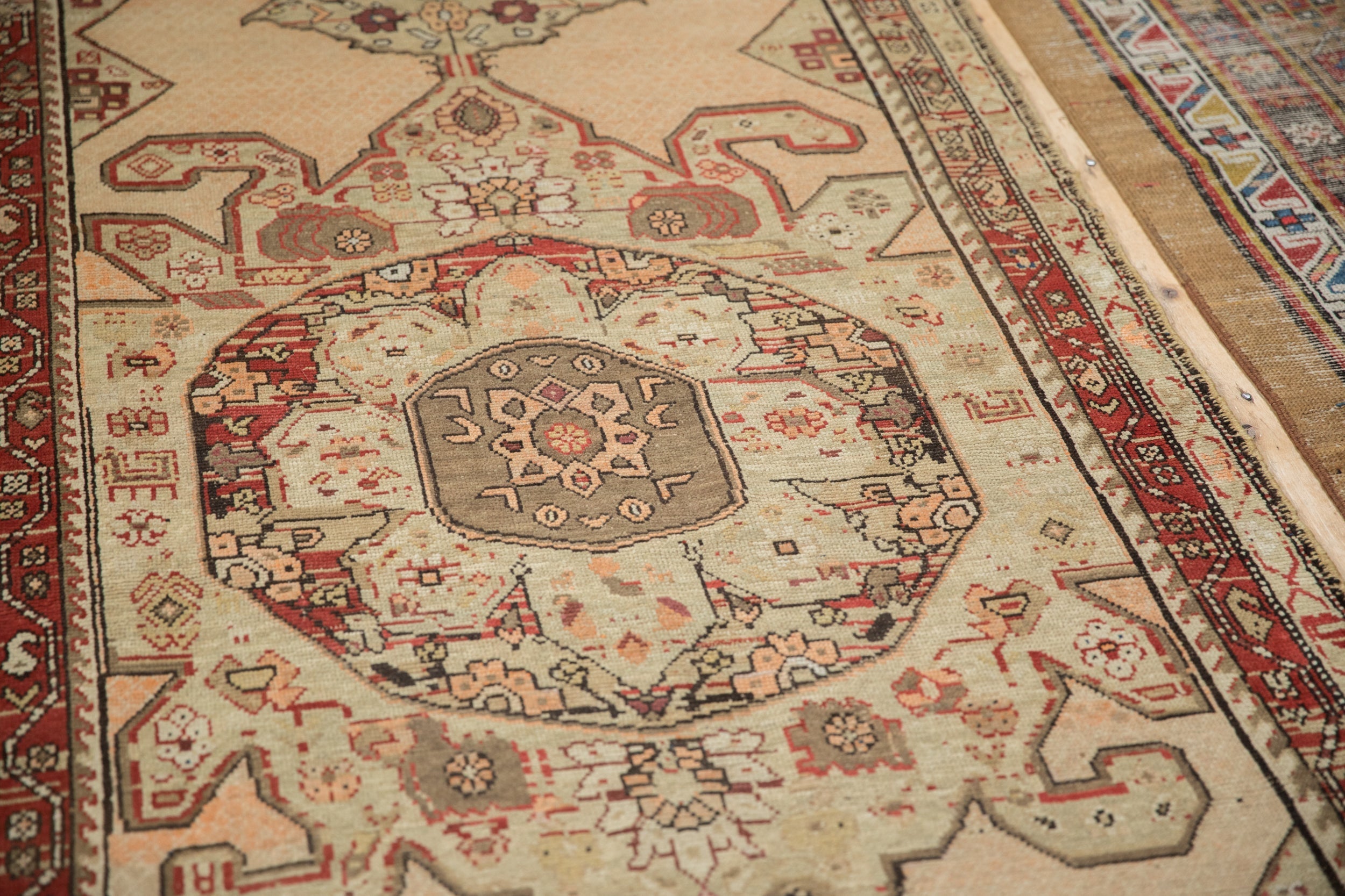 3.5x11 Antique Distressed Karabagh Rug Runner