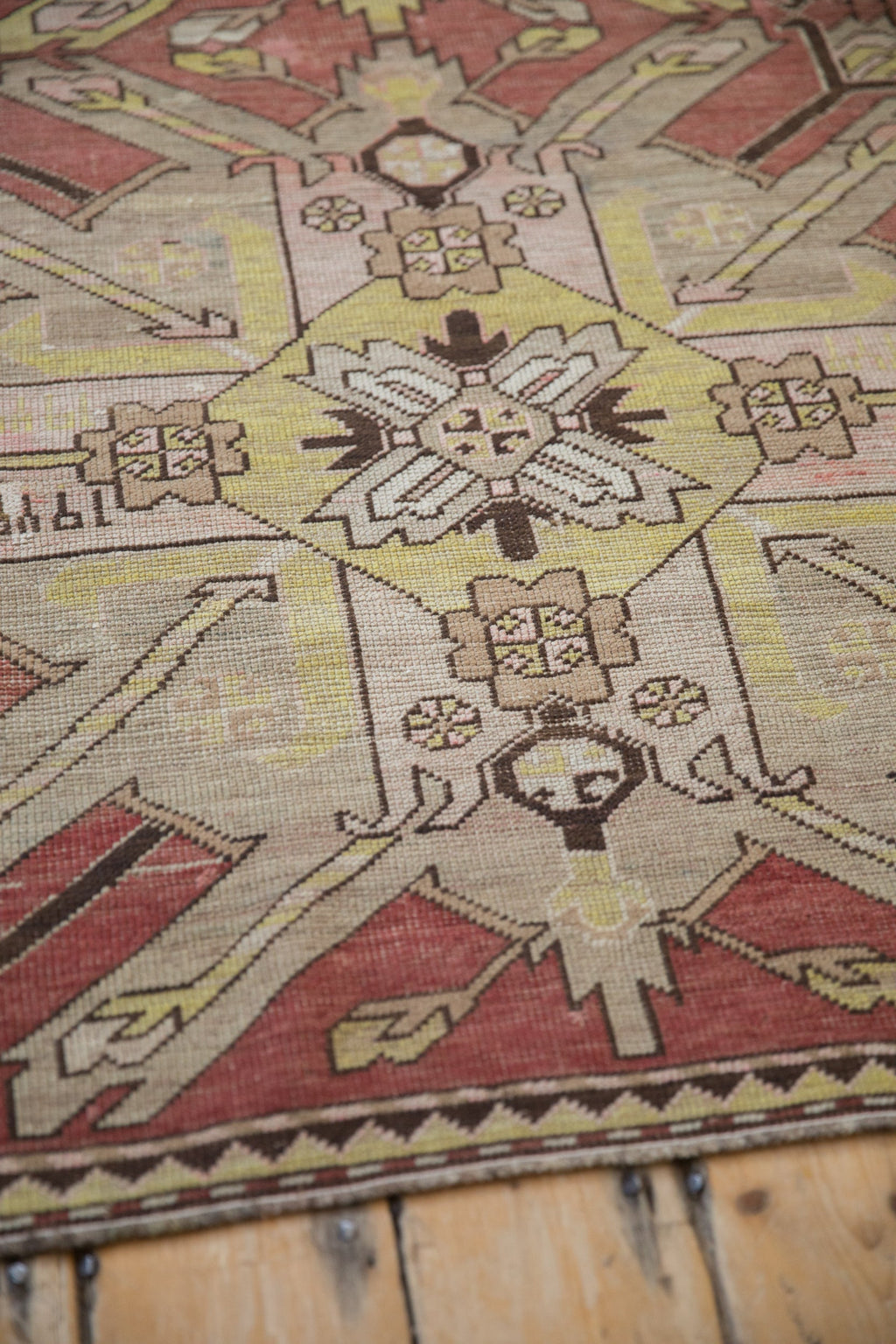 3.5x9 Antique Distressed Kazak Rug Runner