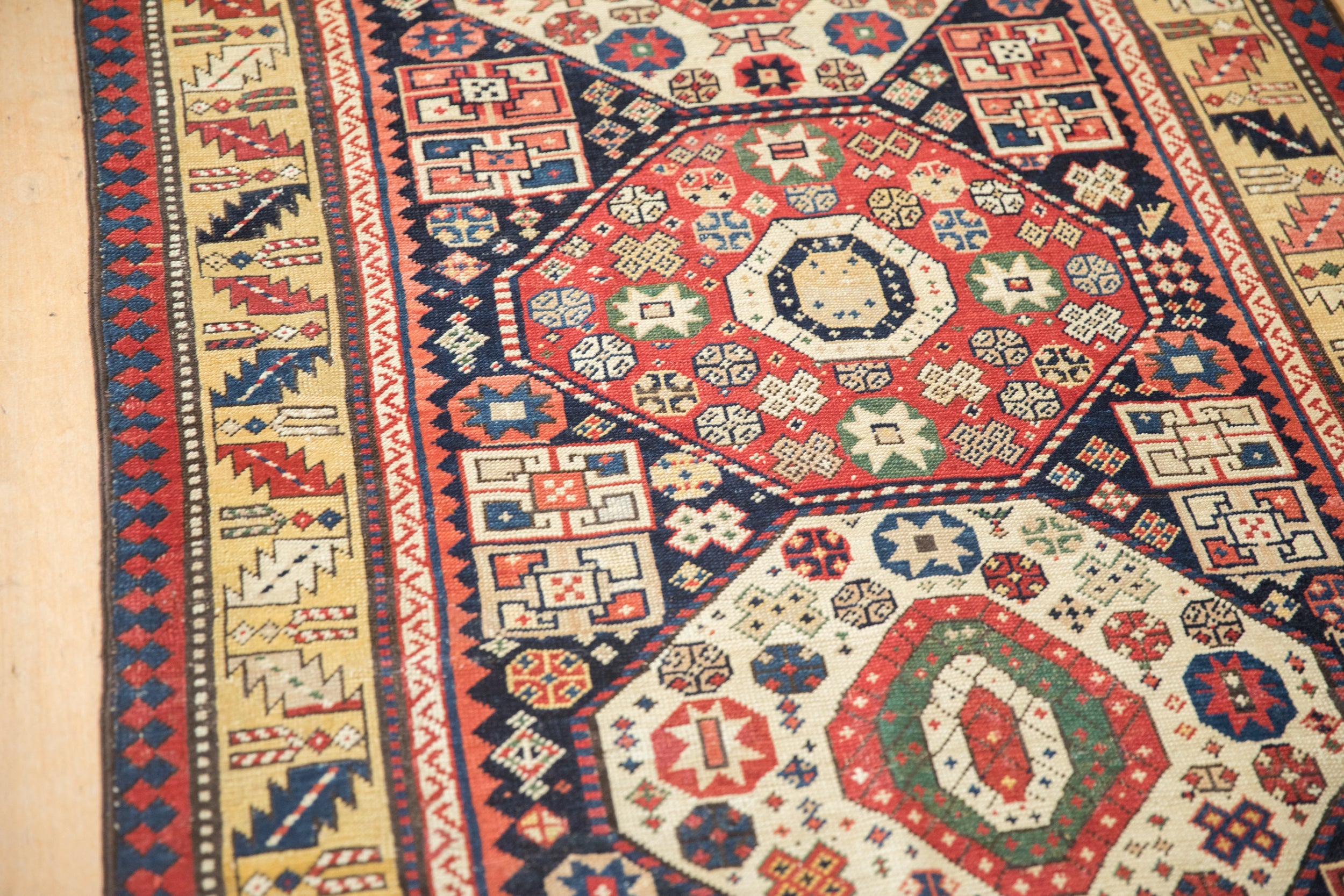 3.5x9.5 Antique Kazak Rug Runner