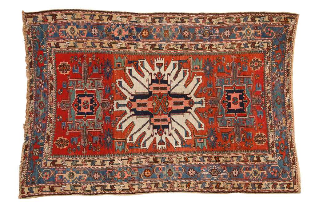 5x7.5 Antique Karaja Rug