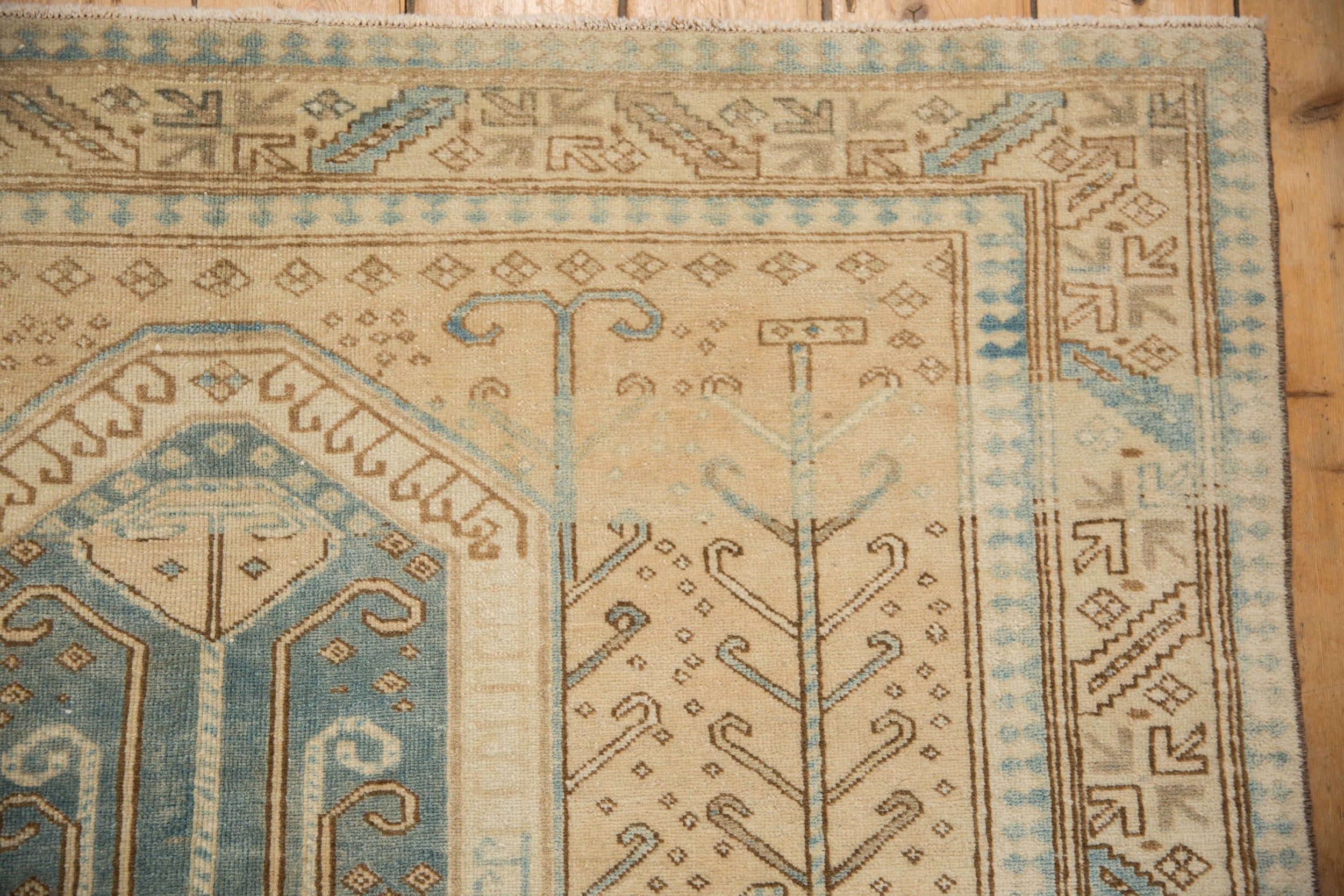 4.5x7 Vintage Distressed Oushak Rug