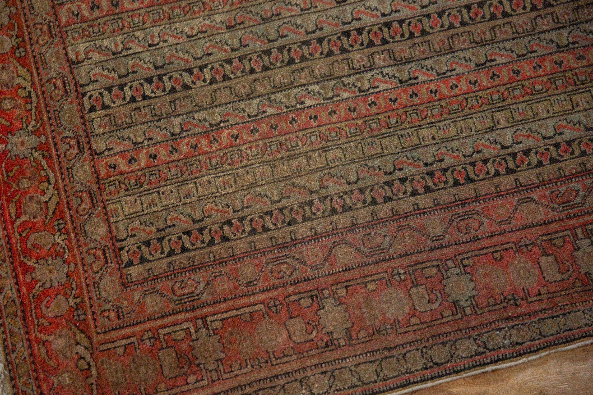 3.5x5 Antique Senneh Rug