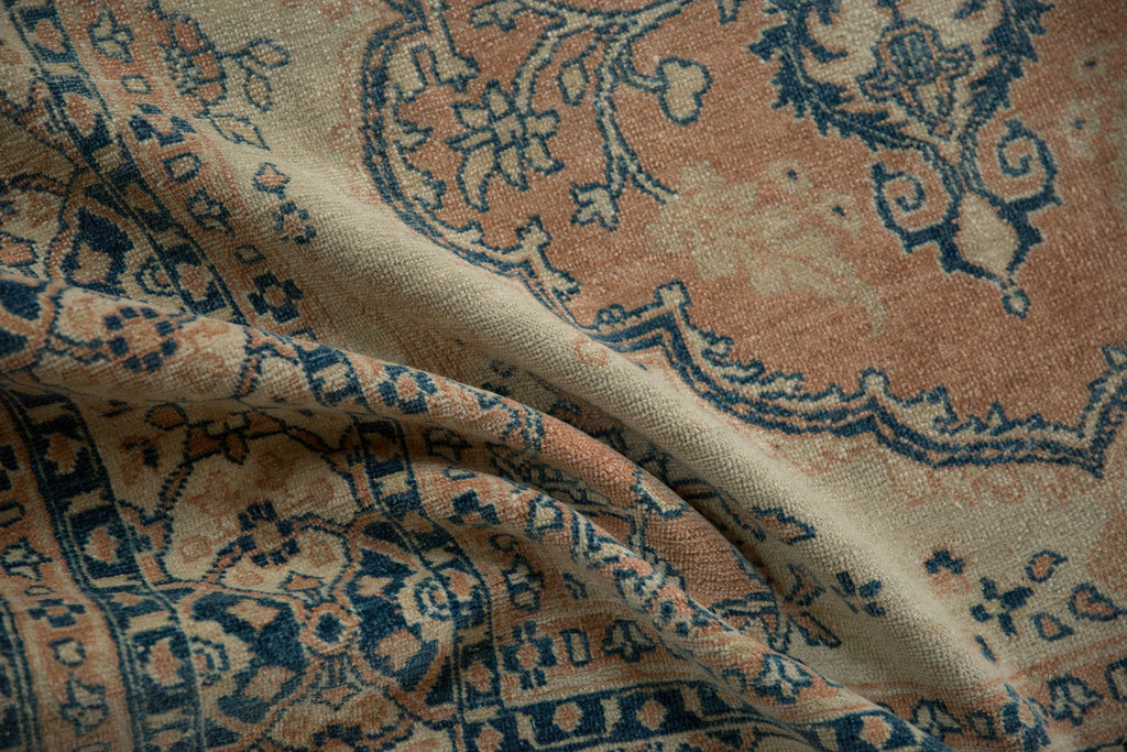 4.5x6 Vintage Distressed Tabriz Rug