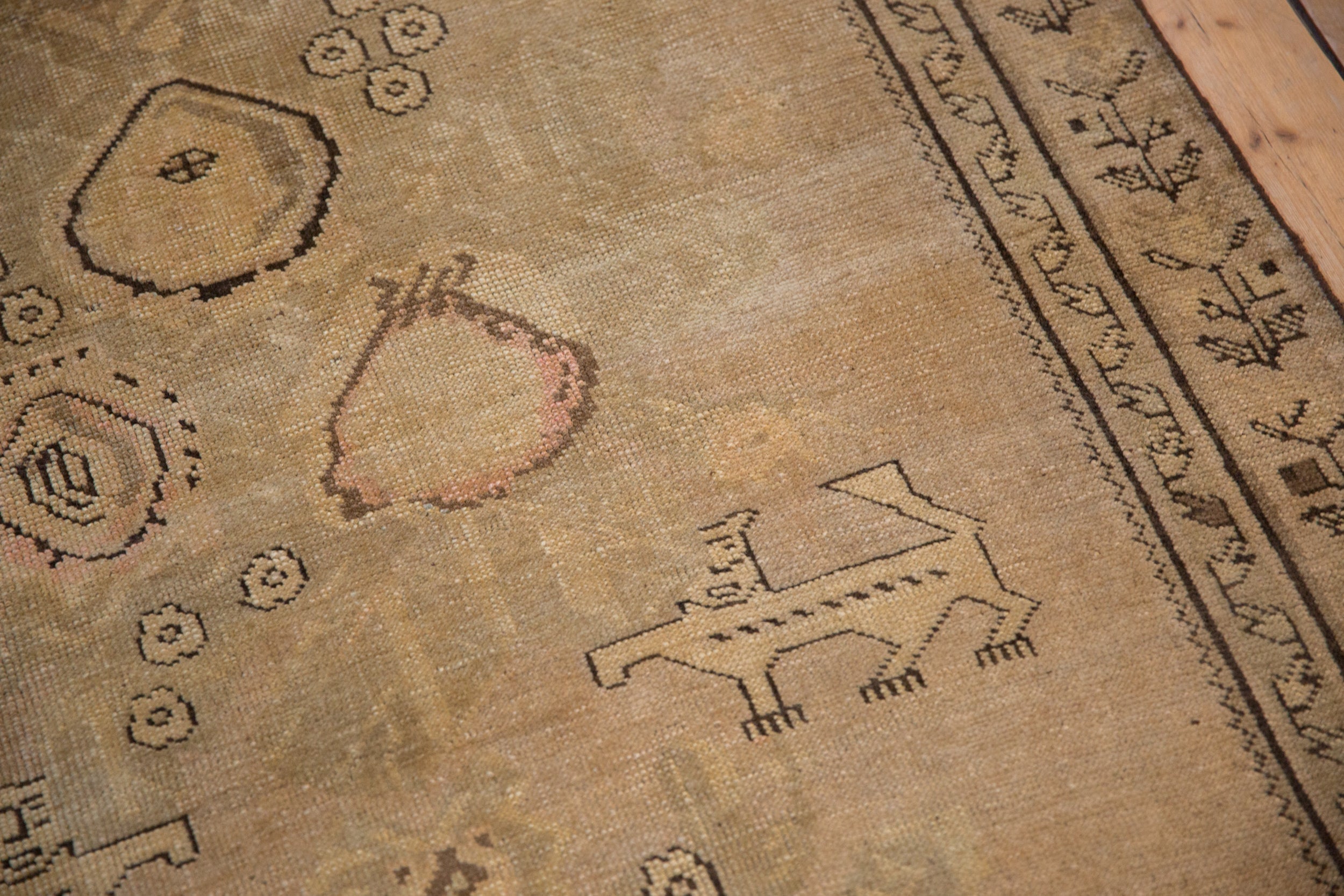 3.5x6.5 Antique Distressed Karabagh Rug