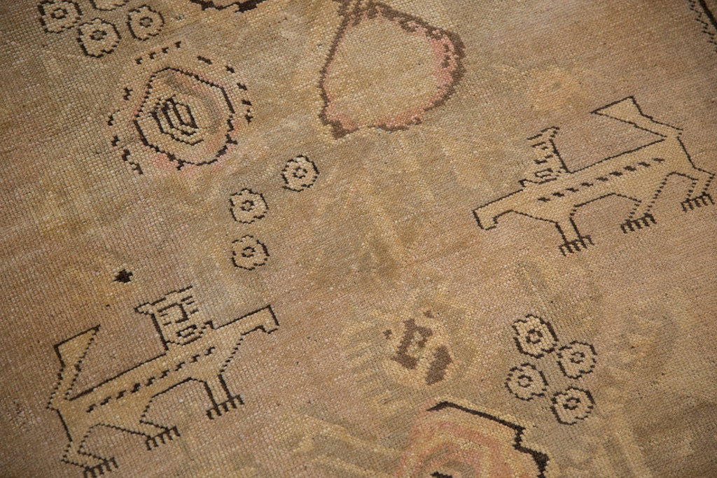 3.5x6.5 Antique Distressed Karabagh Rug