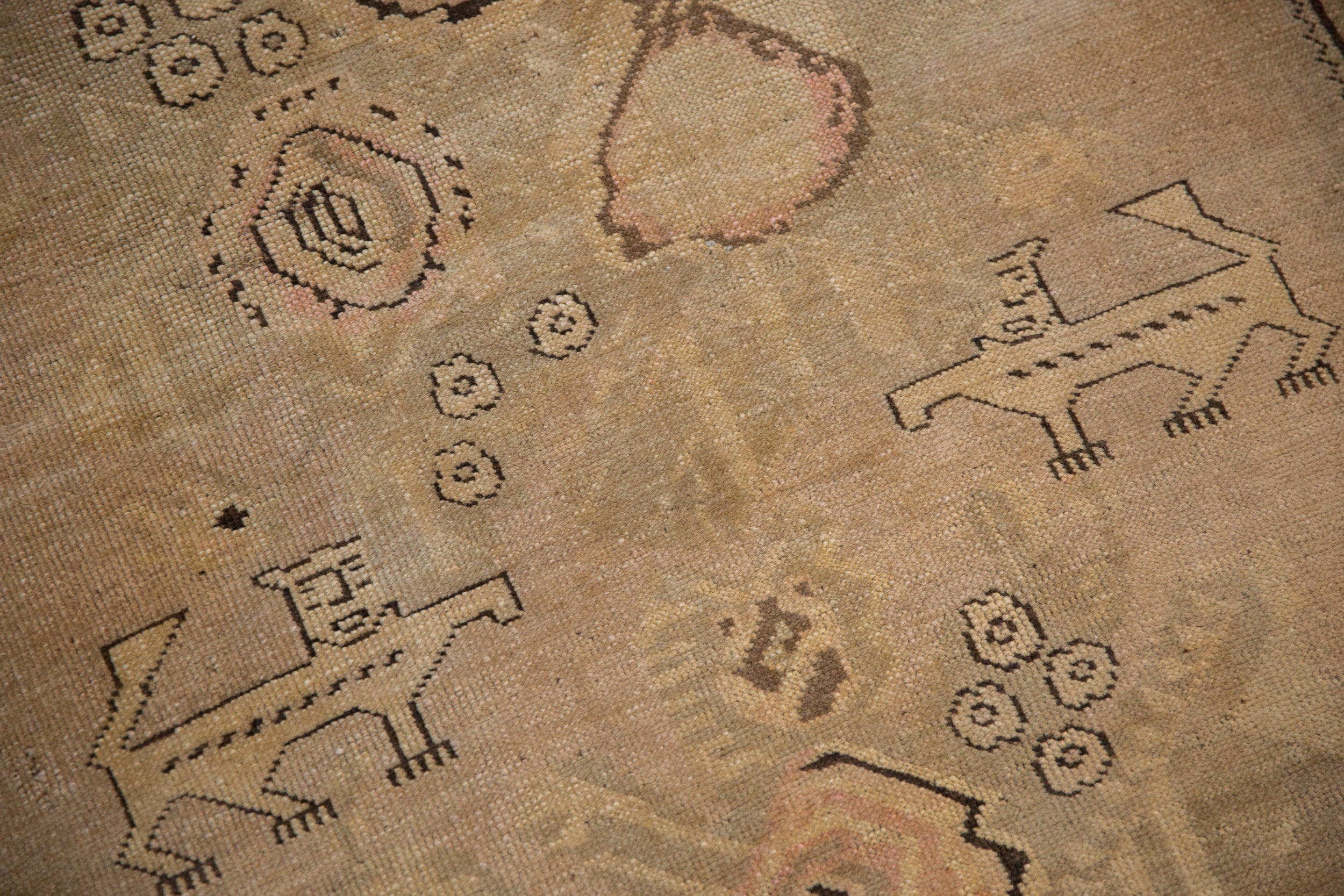 3.5x6.5 Antique Distressed Karabagh Rug