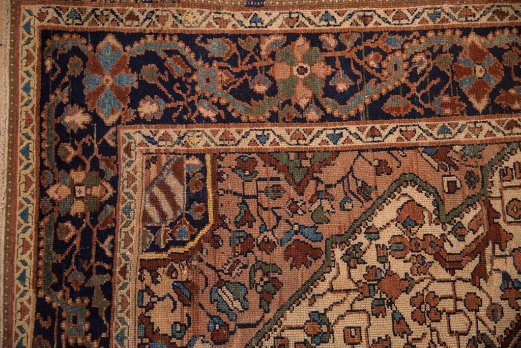 4.5x6.5 Vintage Distressed Malayer Rug