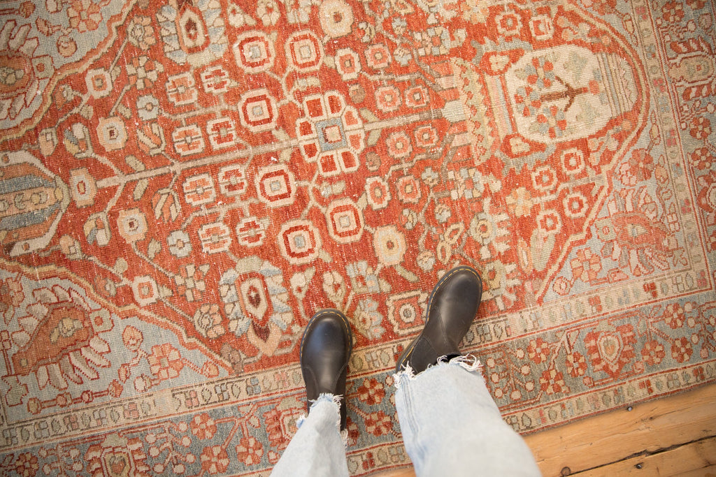 4.5x6.5 Vintage Distressed Baktiari Rug