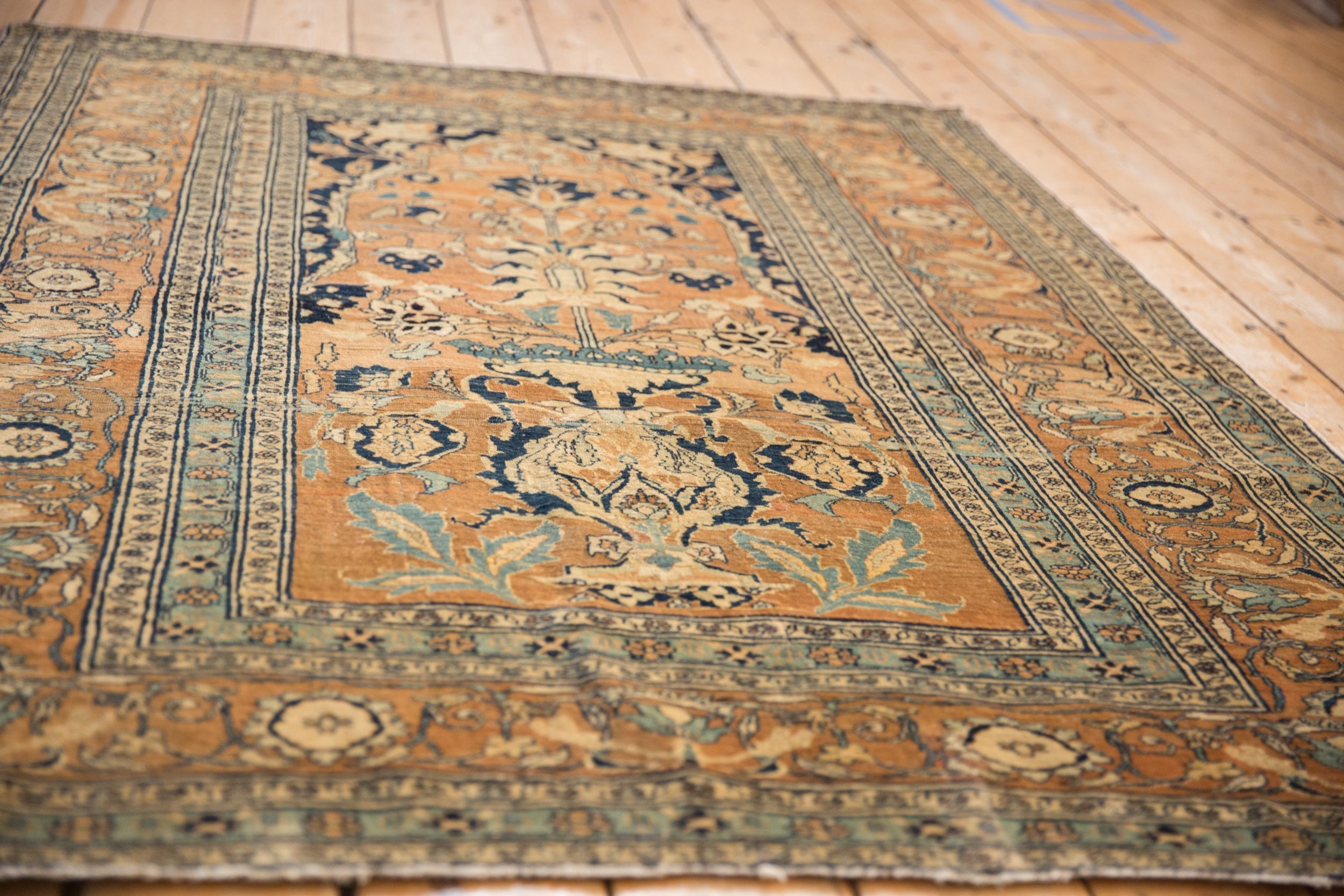 4.5x6 Antique Fine Tabriz Rug