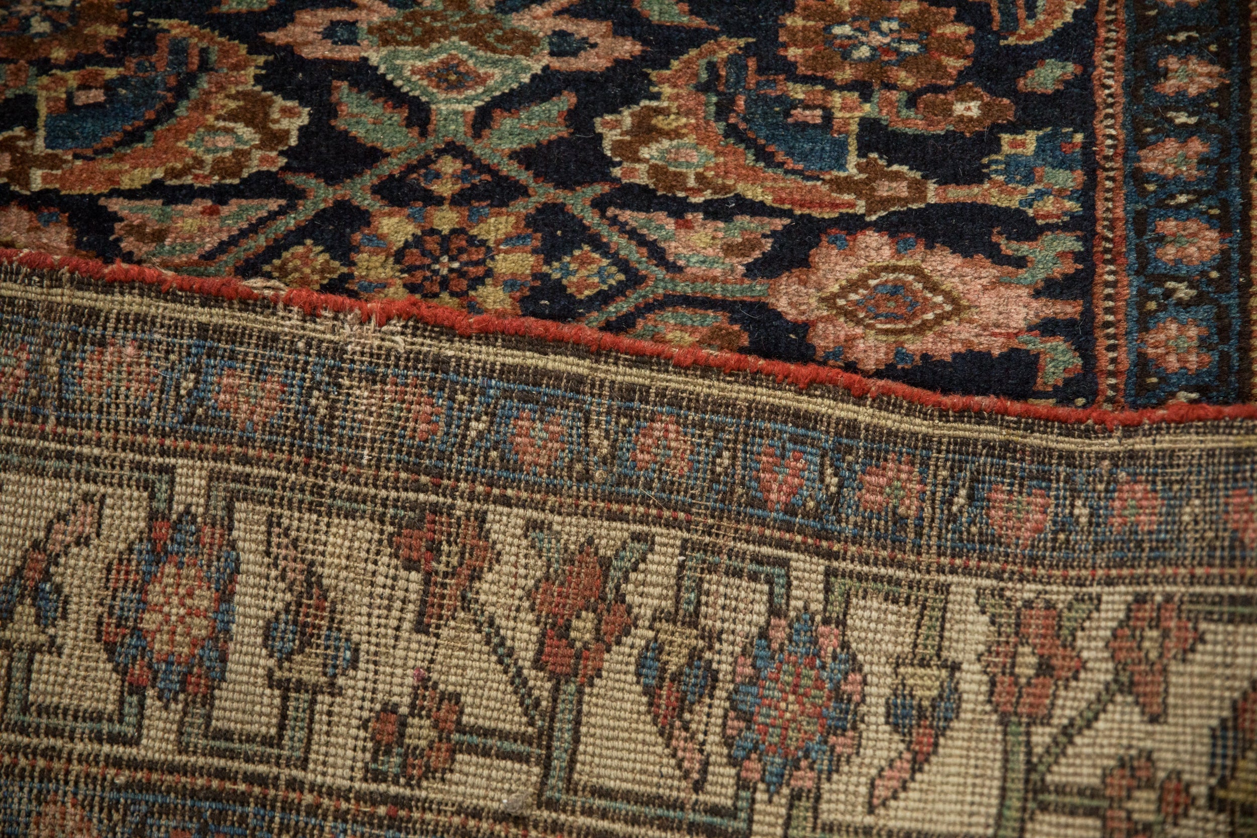 3.5x18 Antique Bijar Rug Runner