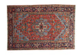 6x9 Antique Heriz Carpet