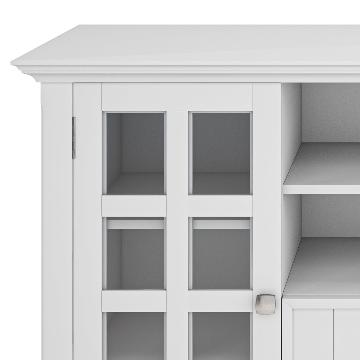 Acadian - Tall TV Media Stand - White