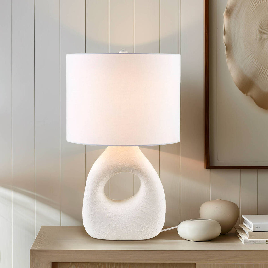 Ceramic Table Lamp White See below