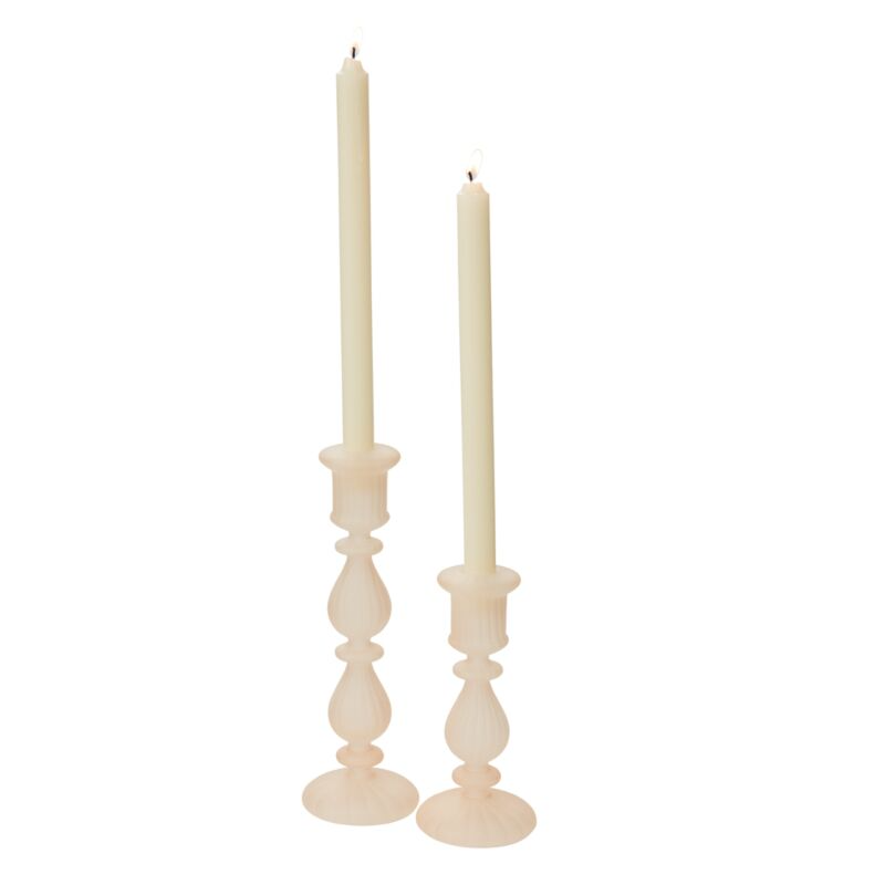 Lesli Sculptural Candlestick Holders — Set of 2