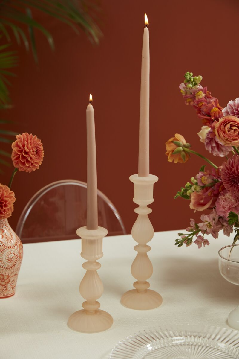 Lesli Sculptural Candlestick Holders — Set of 2