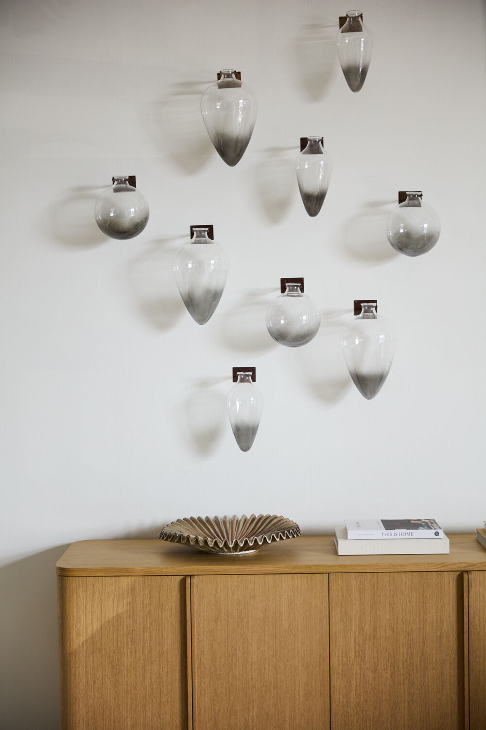Envision Wall Mount Vase - Teardrop shape