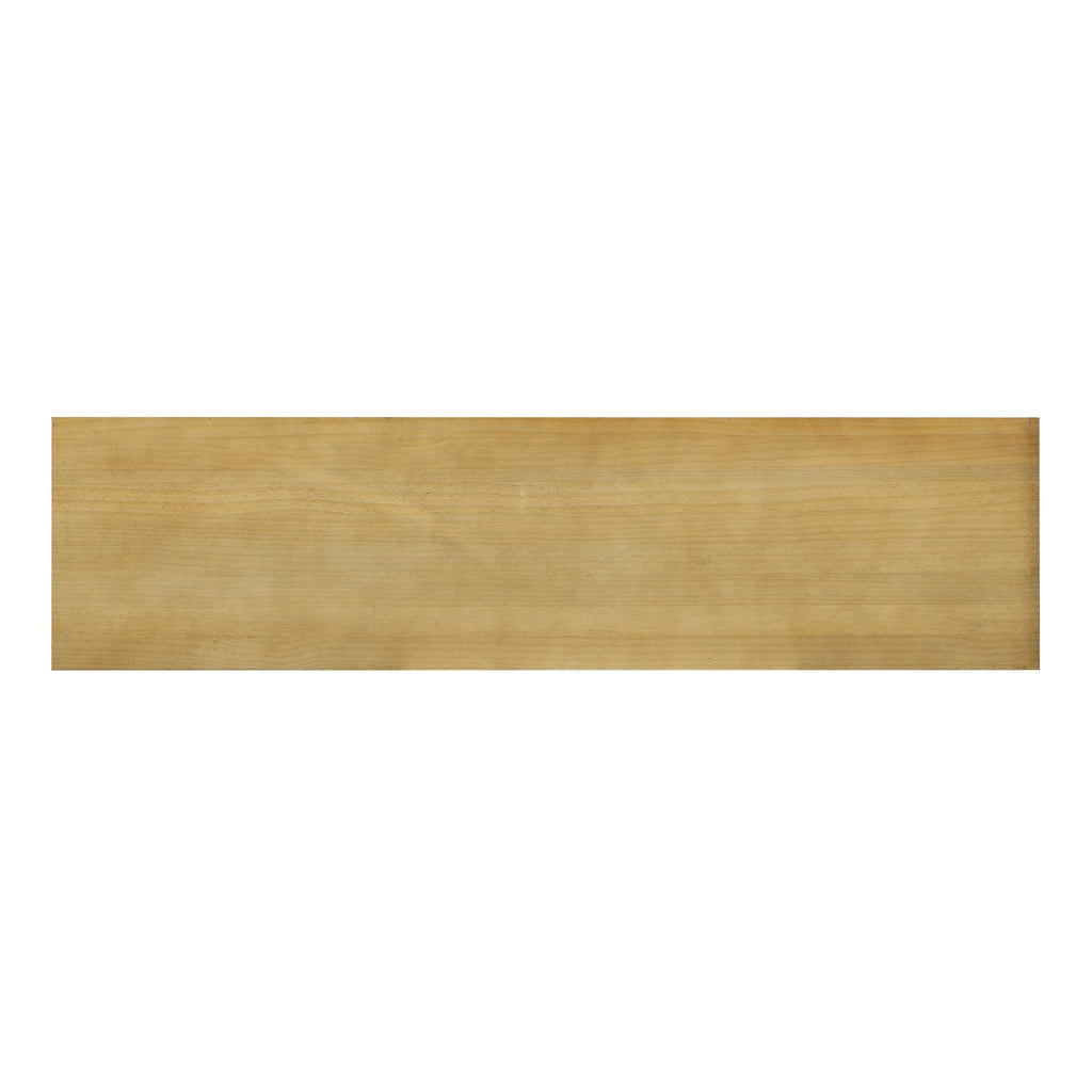 U_STYLE Stylish Console Table with Pine Veneer and Geometric Legs,Suitable for Living Room, Study and Dining Room