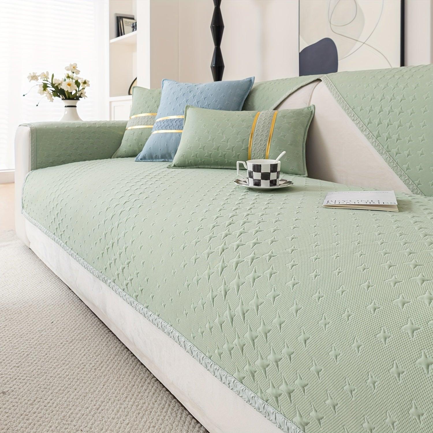 Summer Cooling Silk Non-slip Sofa Cover- Couch Cover for Dogs