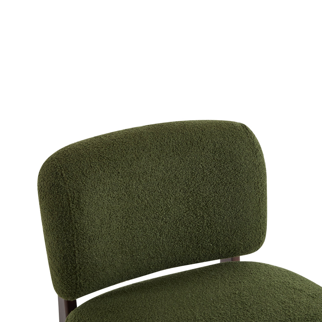 [Set of 2] 25.5' Modern Boucle Lounge Chair with Solid Wood Frame, Soft and Durable Boucle Upholstery, Perfect for Living Room, Bedroom, or Office