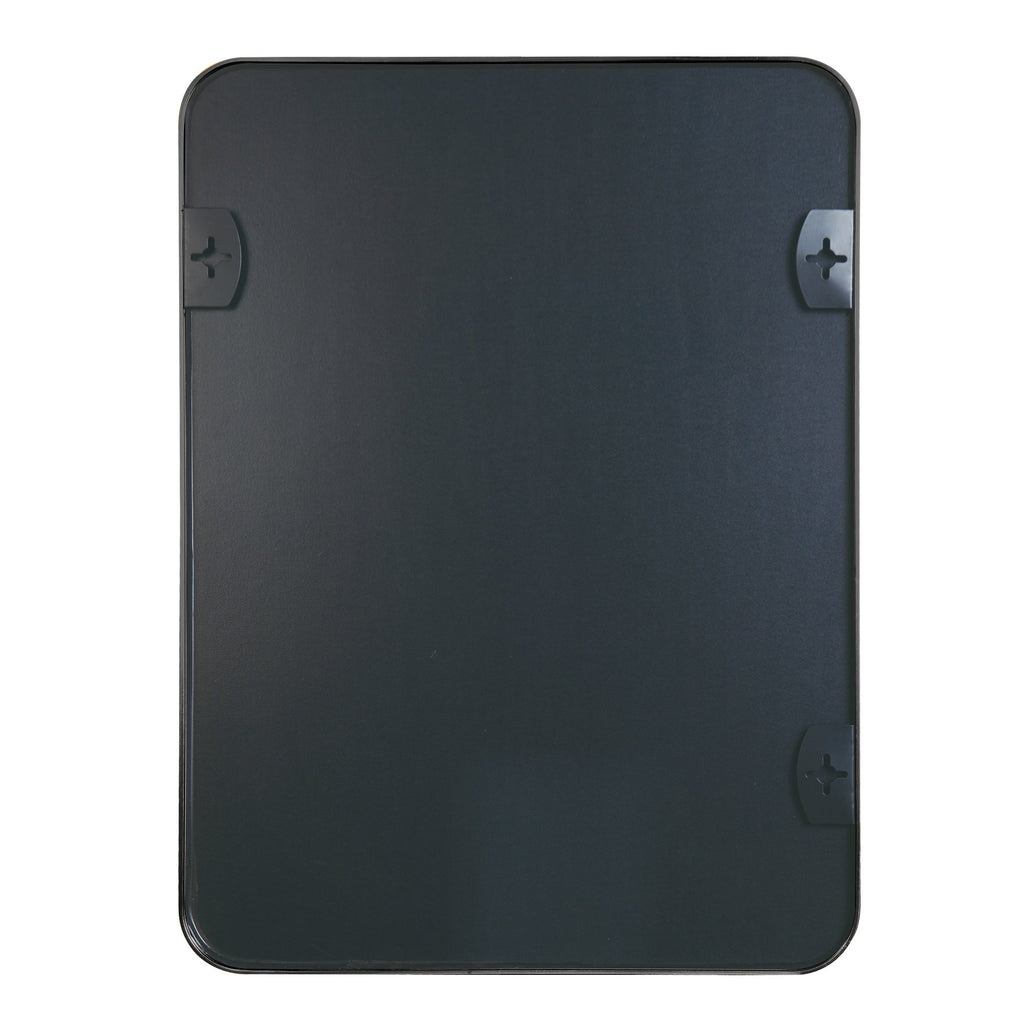 Black 24x36 INCH Metal Rectangle Barhroom mirror