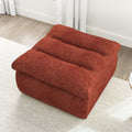 Lazy Floor Sofa,Modern armless and backless sofa chair,Comfy Accent Bean Bag Couch,suitable for living room bedroom office-Orange