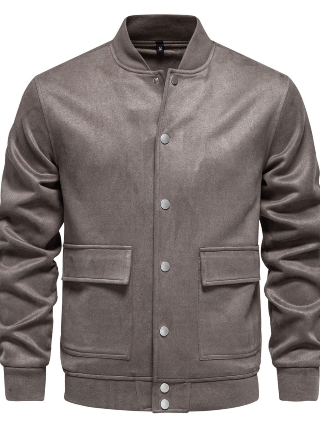 Baseball Collar Snap Down Jacket