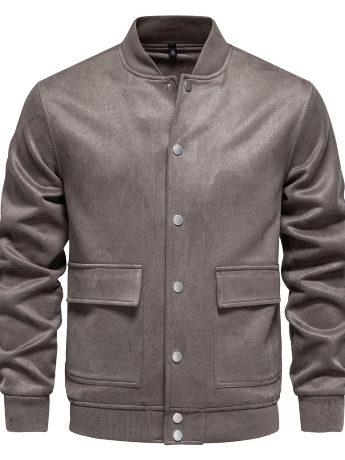 Baseball Collar Snap Down Jacket
