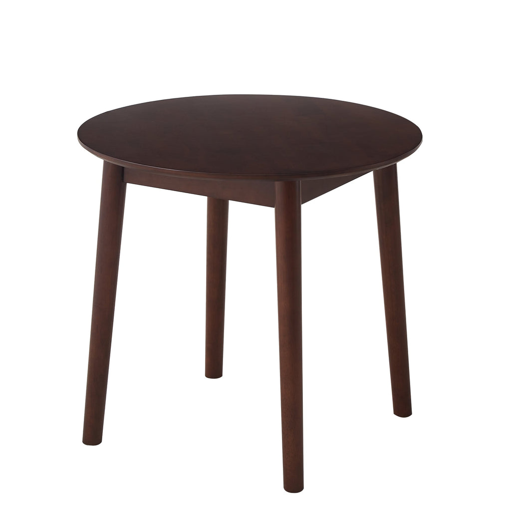 walnut Round Table, all solid wood, can sit 2-4 people diameter 31.5 inches