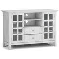 Acadian - Tall TV Media Stand - White