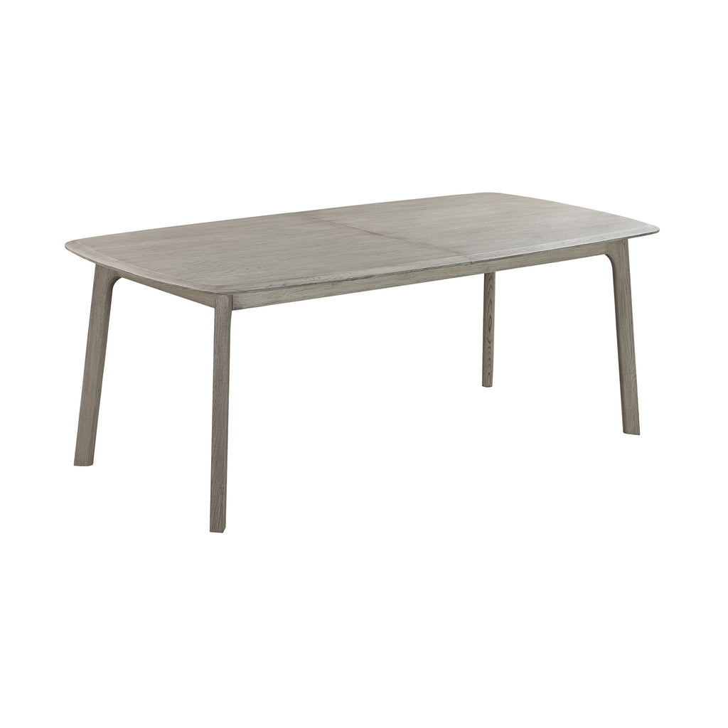 Holland Extendable Rectangle 98' Dining Table in Gray Oak