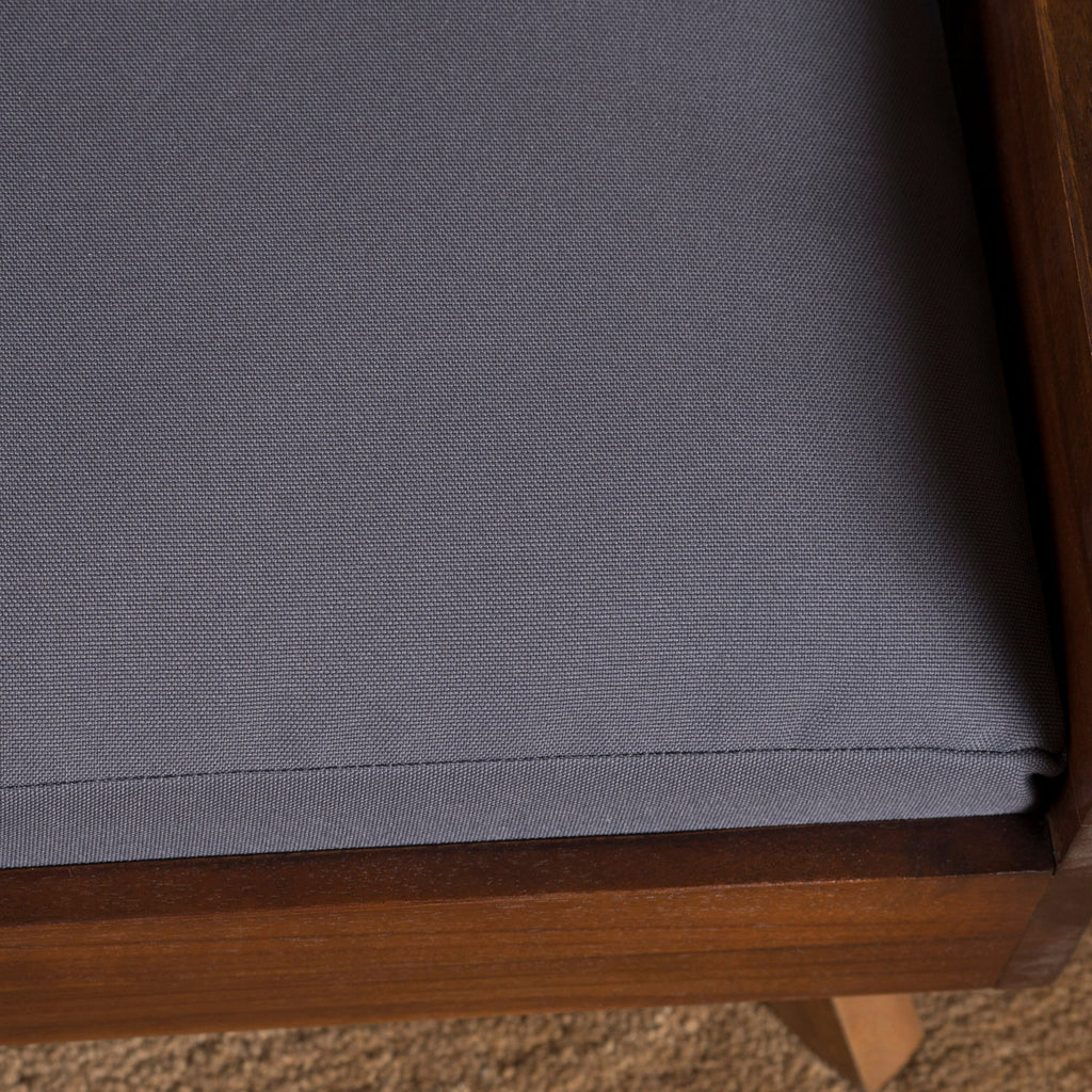 Acacia Wood Dog Bed with High-quality Mattress