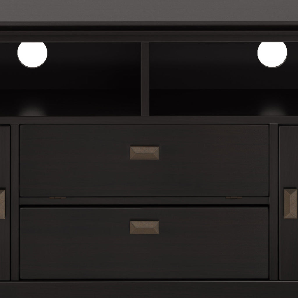 Artisan - 72' TV Media Stand - Hickory Brown