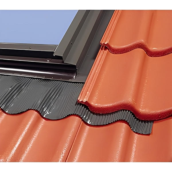 Aluminum High-Profile Tile Roof Flashing Kit for Curb Mount Skylight