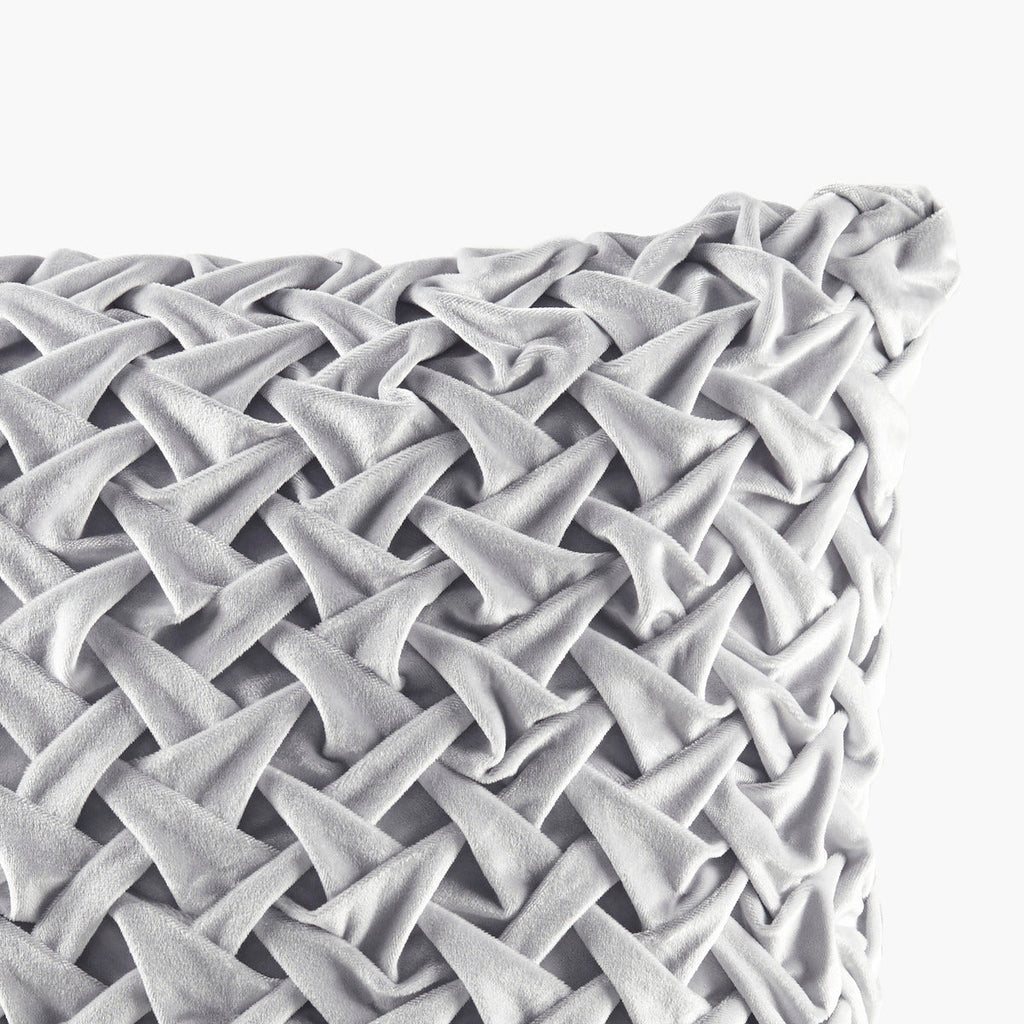 Square Decor Pillow Silver 20x20'