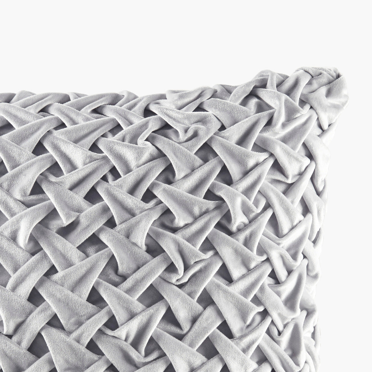 Square Decor Pillow Silver 20x20'